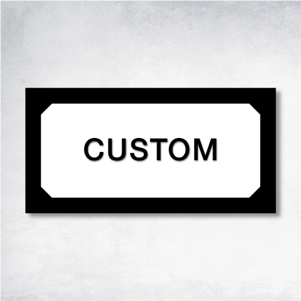 Theta - Corridor Sign A 8" x 4".
